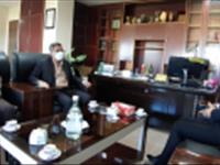 جلسه مدیران پژوهشکده با رئیس سازمان جهاد کشاورزی استان بوشهر